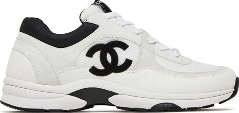 chanel sneakers zilver|Chanel black and white sneakers.